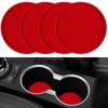 Car Coasters for Cup Holders [4 Pack], 2.77 Inches Silicon