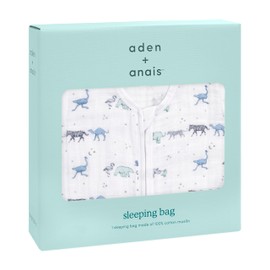 aden + anais RISING Star ASGC10022J M Length Approx. 27.6 inches (70 cm), Width (Foot) Approx. 19.7 inches (50 cm), Muslin, Cotton, Classic Sleeper Sleeping Bag, 1 Piece Baby Gift, Baby Shower, Baby