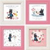 Upower GL-00677 Lisa and Gaspard Mini Art Frame "Rose Rug"