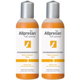Allpresan Foot Special No. 3 Foot Bath for Very Dry Skin - for Foot Care of Very Dry to Cracked Feet - 2 x 150 ml