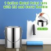 Uiifan 8 Pcs 1 Gallon Empty Metal Paint Cans with