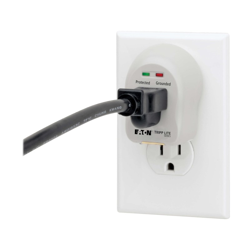 Eaton Tripp Lite SPIKECUBE Single Outlet Surge Protector Power Strip,