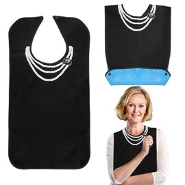 Giantree Lätzchen für Erwachsene, Erwachsene Lätzchen für ältere Frauen, Verstellbare Wasserdichte Frottee Lätzchens Wiederverwendbar Unisex Kleidungsschutz für Mutter Vater