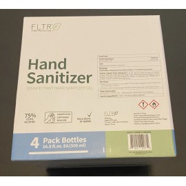 FLTR PURE PROTECTION Hand Sanitizer DISINFECTANT HAND SANITIZER GEL 75% ETHYL