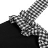 Bowknot Apron Multifunctional Cooking OilProof Waterproof Antifouling Apron for Kitchen(Black
