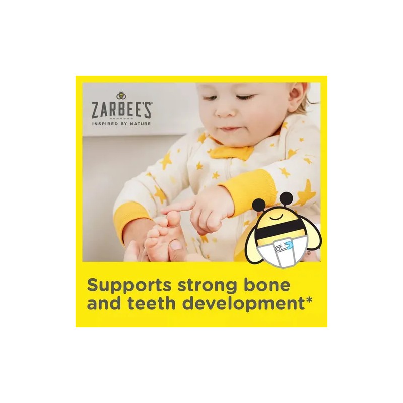 Vitamina D Zarbees Naturals Baby 10mcg Gotero Sabor Sin Sabor