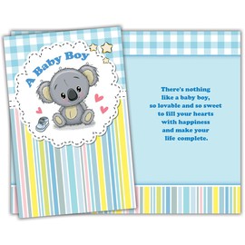 New Baby Boy Greeting Card
