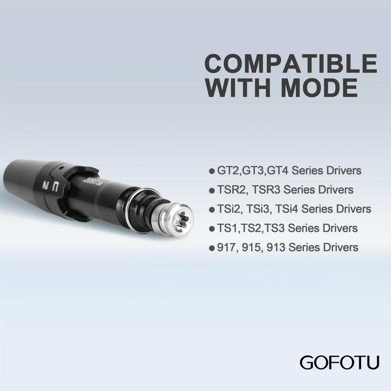 Gofotu .335 Adapter Sleeve W/Serial Compatible with Titleist GT2,GT3,GT4，TS1,TS2,TS3,TS4,917/915/913D, Driver