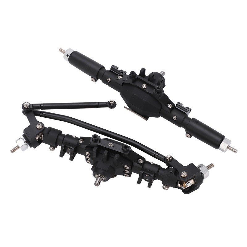 RC Front Rear Axles Complete Set Metal Assembly Kit Axle