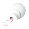 DGBRSM 2pcs 1-1/2 Inch Lamp Finial Oil Rubbed White Steel
