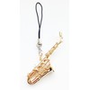 Sunrise Sound House Miniature Musical Instrument, Metal, Alto Saxophone, 2.4