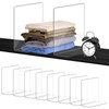 OKPOW Acrylic Shelf Dividers for Closet Organization: 8 Pack Durable