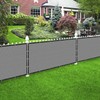 Houssity Grey 7' x 12' Fence Privacy Screen Cover Panel