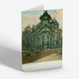 GREETING CARD - Vintage Illinois USA - Chicago. Board of Trade