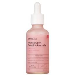 Eunyul Lab Acne Solution Calamine Pore Ampoule 50ml, Hypoallergenic, Moisturizing, Korean Beauty Skincare / 은율 랩 아크네 솔루션 칼라민 모공 앰플 50ml 저자극 유수분 촉촉 한국 뷰티 스킨케어