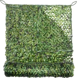 iunio Camouflage Netting, Camo Netting Camouflage Net Bulk Roll Army Camouflage Netting Lightweight Camo Net for Decorations, Hunting, Camping, Shooting, Car Cover(Woodland with Mesh Backing, 3m*3m)