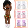 12 Pcs Doll Shoes Socks for 18 Inch Doll Girl