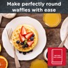 Global Gourmet Mini Waffle Maker Machine Red | Non Stick