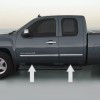 Automotive Authority LLC CHROME SIDE DOOR TRIM ROCKER PANEL MOLDING