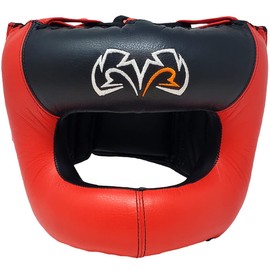 Rival Boxing Guerrero Facesaver Headgear - L/XL - Red/Black