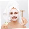 Beavorty 2pcs Wooden Manual Massager Roller for Deep Tissue Face