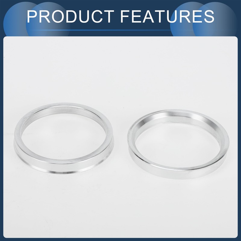 INFINAUTO Hub Centric Rings 64.1mm ID to 74.1mm OD Vehicle