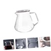 Zerodeko 1pc Versatile Glass Coffee Pot Transparent Milk Jug for