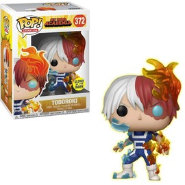 POP Animation My Hero Academia Todoroki Glow in The Dark Funko Pop Convention Exclusive Vinyl Figure #372