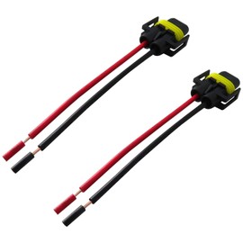 New Two Harness Wire Pigtail Female S H11 Head Light Low Beam Bulb Connector Fit for Nissan Leaf S Plus Hatchback 4-Door Battery EV (EV/BEV) 4040 2021 2022