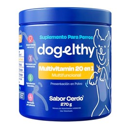 Dogelthy Multivitamin 20 en 1. Suplemento Multivitamínico para Perros