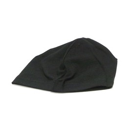 SPANDEX CAP BLACK Cotton Spandex Cap Black Solid 3329, Black