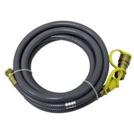 Hiland NG-Hose Natural Gas Hose, Quick Connect, 12 Feet, Quick Disconnect, Suitable for Low Pressure Proane