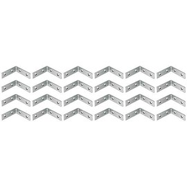 50x50x16mm 90 Degree Right Angle Metal L Shaped Bracket Corner Brace Fixing Shelf Support Repair x24
