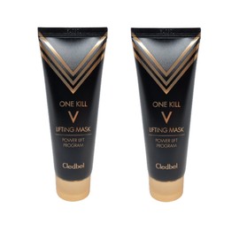 Cledbel Black One Kill Lifting Pack Mask Sil Gold V Lifting 2 Pieces 70ml Soothing Care / 끌레드벨 블랙 원킬 리프팅팩 마스크 실 골드 브이 리프팅 2개 70ml 진정케어