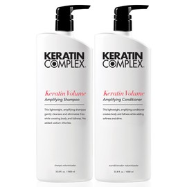 Keratin Complex - Keratin Volume Amplifying Shampoo & Conditioner Duo - 33.8 fl oz Each