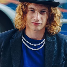 Pearl Necklace for Men,6mm 8mm 10mm Mens Pearl Necklace,18",20",22",24" White Pearl Necklace for Women (16inch(8mm))