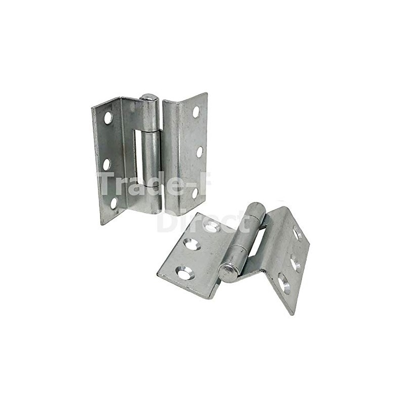 1 x Pair - 63mm x 58mm ZINC Plated STORMPROOF