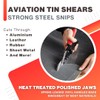 Aviation Tin Shears - Tin Snips, Metal Cutters, Spring Loaded