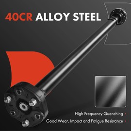 A-Premium Rear Complete Drive Shaft Prop Shaft Driveshaft Assembly Compatible with Pontiac Solstice 2006-2009 & Saturn Sky 2007-2010, RWD Automatic Transmission, Replace# 15922549, 15297403