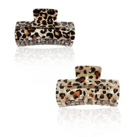 Women's hair claw clip, fur clip, turtle shell anti slip large claw clip, suitable for women's fine and coarse hair 2 pieces
