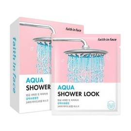 Face in Face Aqua Shower Look Hydrogel Mask 10pcs / 페이스인페이스 아쿠아 샤워룩 하이드로겔 마스크 10매입