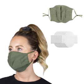 Wembley Unisex Laboratory Tested Adjustable and Washable Face Mask with 10 Replaceable Filters for Adults and Kids