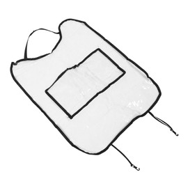 SUPVOX Backseat Kick Mat Protector Splashproof Car Seat Cover for Durable Back Cover with Storage Pocket Easy Installation for Comprehensive Protection Against Stains and Damage