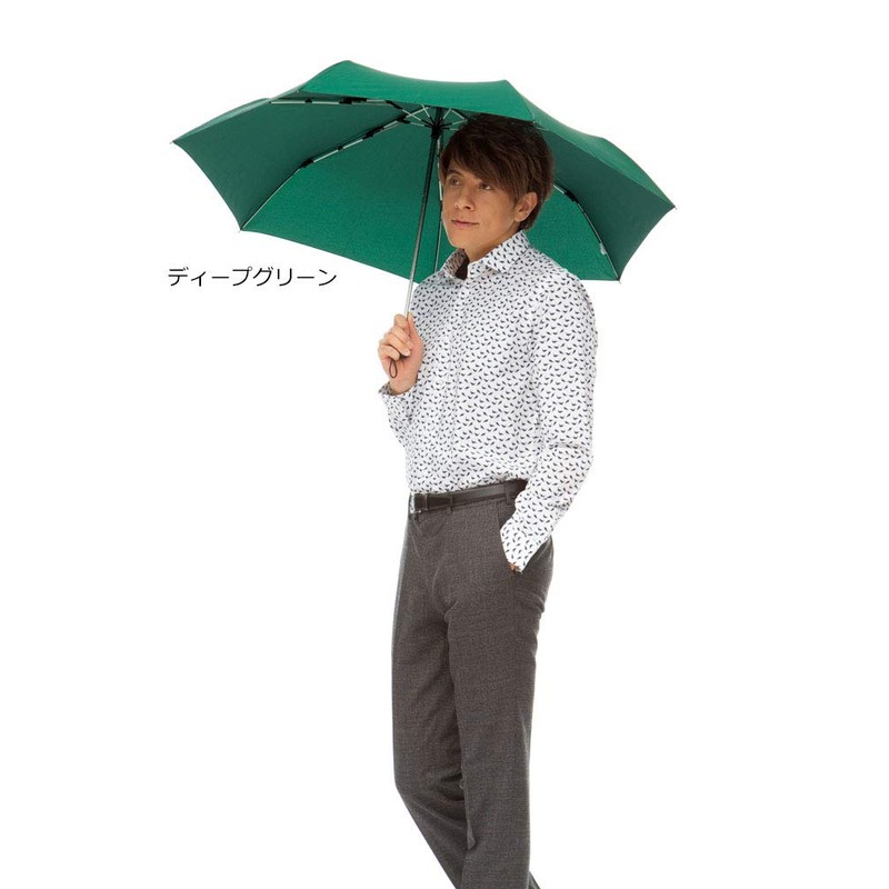 mabu SMV-40871 High Strength Folding Umbrella, Strength Mini (White Ribs),