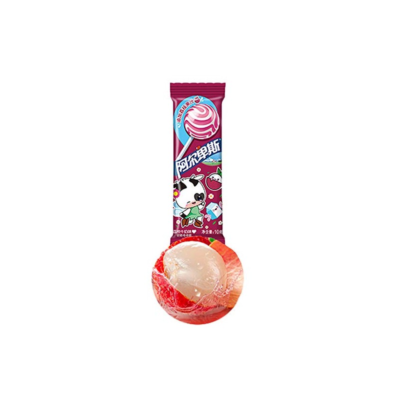 Chinese Shanghai Classical Childhood Hard Candy Fruit Flavor 上海阿尔卑斯棒棒糖 20