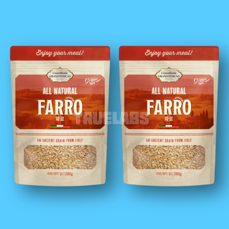 Grain On Farro Grain Farro Rice Emmer Mill 280g 2pcs