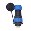 IP68 Waterproof Power Connector Male Female Square 4 Hole Aviation