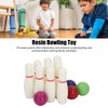 Kids Bowling Set Educational Interactive Resin with 10 Bowling Pins
