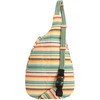 KAVU Mini Interwoven Rope Bag Sling Pack - Prism Stripe