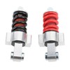 2PCS 112mm Rear Shock Absorber Aluminum Alloy Red Black for